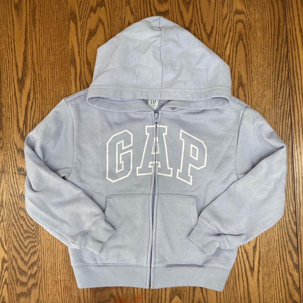 💟💜GAP lavender zip up hoodie Sweatshirt Cozy and Stylish